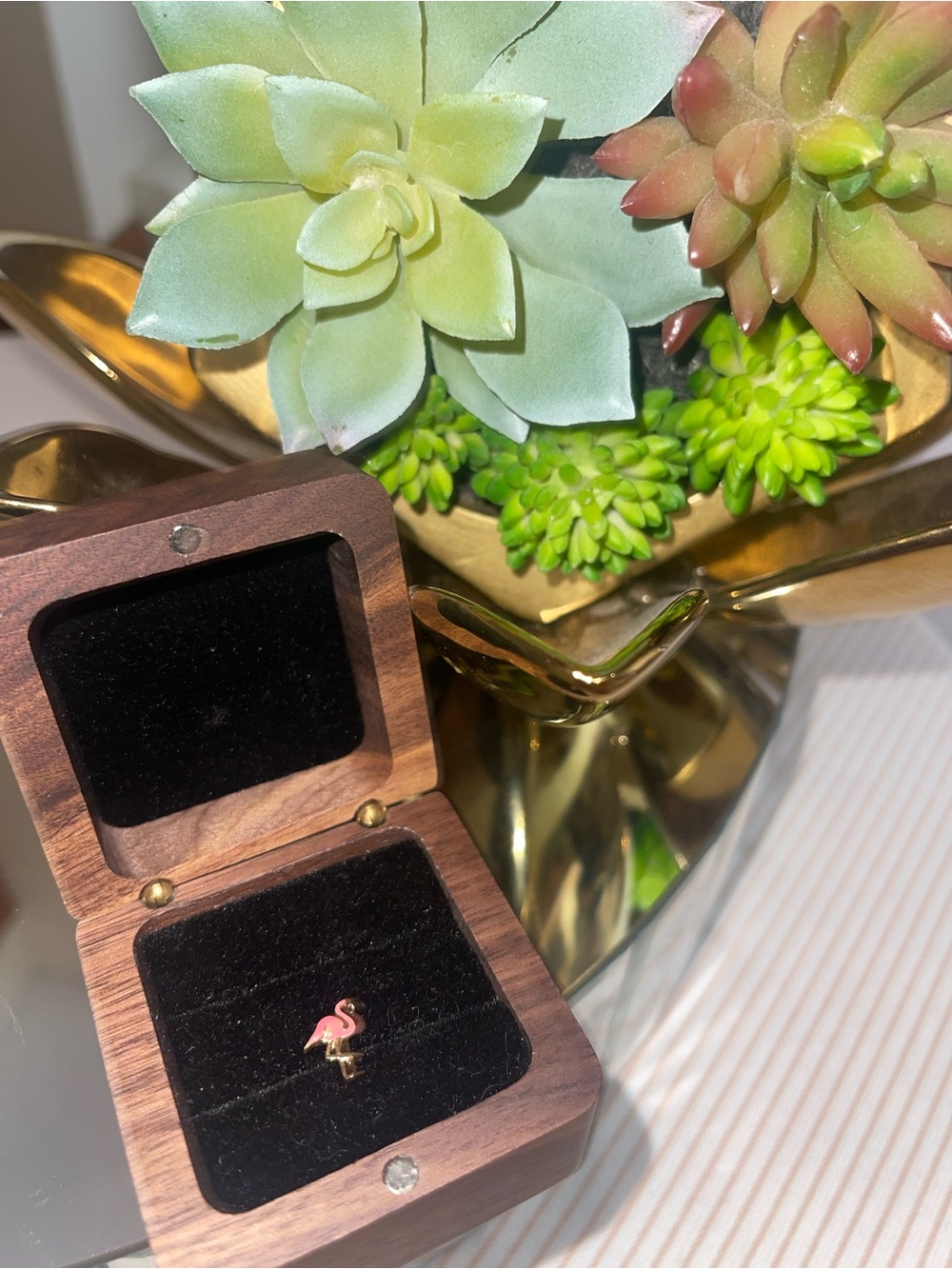 Origami Owl Pink Flamingo charm